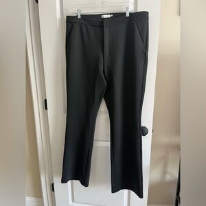 Good American Black Stretch Ponte Dress Pants Sz 18